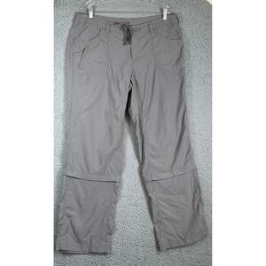 The North Face Pants 16‎ Convertible Cargo women Gray Hiking  work zip off